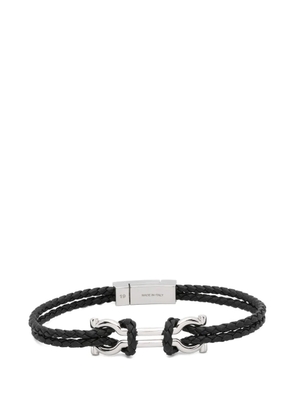 Ferragamo Gancini braided bracelet - Black