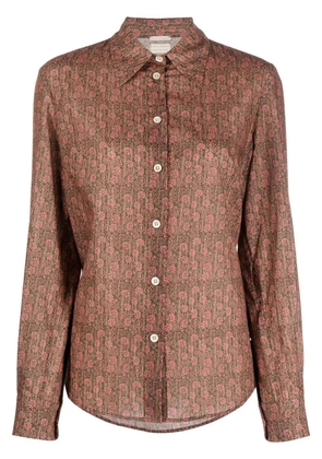 Massimo Alba floral-print shirt - Grey