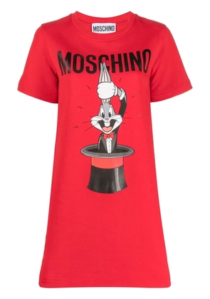 Moschino Bugs Bunny print dress - Red