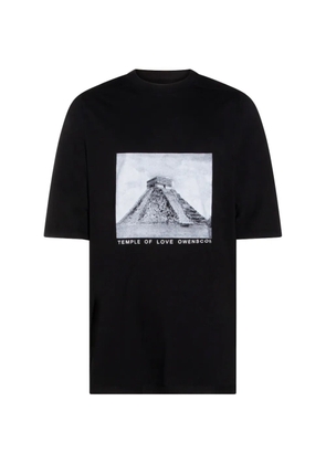 Rick Owens DRKSHDW graphic T-shirt - Black