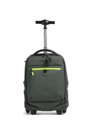 PIQUADRO water-resistant wheeled backpack - Green