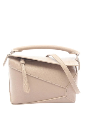 Loewe Pre-Owned 2010-2026 Mini Calfskin Puzzle Edge satchel - Neutrals