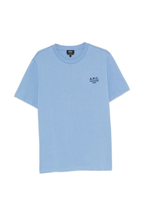 A.P.C. Rue Madame logo-print T-shirt - Blue
