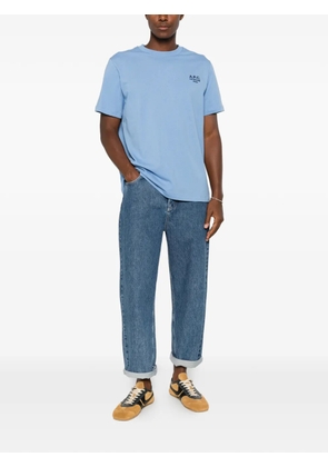 A.P.C. Rue Madame logo-print T-shirt - Blue