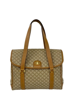 Celine Pre-Owned 2008 Macadam Coated Canvas shoulder bag - Neutrals