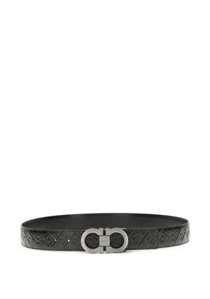 Ferragamo Gancini reversible belt - Black