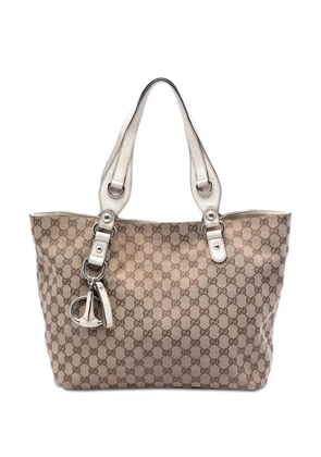 Gucci Pre-Owned 2016-2026 Medium GG Canvas Icon Bit tote bag - Neutrals