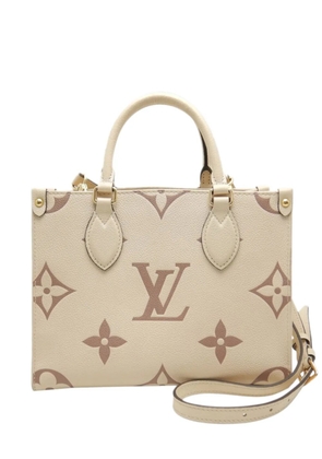 Louis Vuitton Pre-Owned 2020 Bicolor Monogram Empreinte Giant Onthego PM satchel - Neutrals