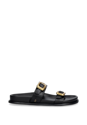 Nokwol Zaz buckle-fastening flat sandals - Black