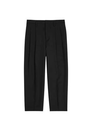 Jil Sander pleated pressed-crease trousers - Black