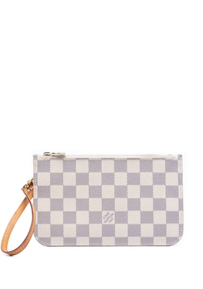 Louis Vuitton Pre-Owned 2016 Damier Azur Neverfull PM pouch - Neutrals