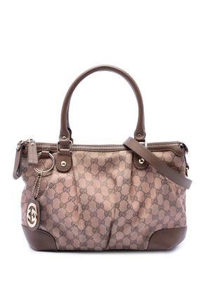 Gucci Pre-Owned 2016-2026 GG Canvas Sukey satchel - Neutrals