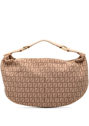 Fendi Pre-Owned 2000-2010 Zucchino Canvas hobo bag - Neutrals