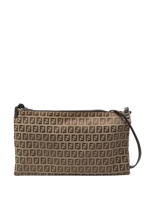 Fendi Pre-Owned 2000-2010 Zucchino Canvas crossbody bag - Neutrals