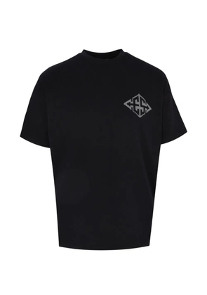 Exit Society logo-print graphic-print T-shirt - Black