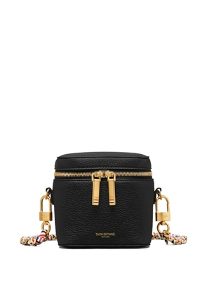 Thom Browne leather cross body bag - Black