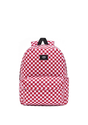 Vans Old Skool checkerboard backpack - Red
