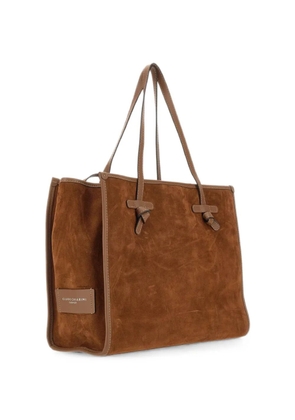 MARCELLA CLUB Marcella suede tote bag - Brown