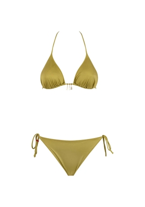 MC2 Saint Barth charm-embellished triangle bikini - Green