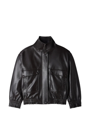 SANDRO leather jacket - Black