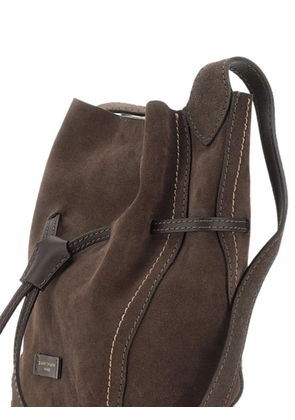 GIANNI CHIARINI Sienna contrast-stitch crossbody bag - Brown
