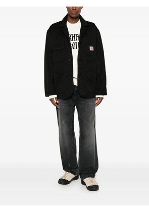 Carhartt WIP logo-patch patch-pocket jacket - Black