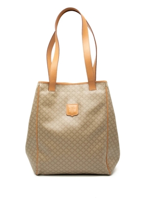 Celine Pre-Owned 2015 Macadam Coated Canvas tote bag - Neutrals