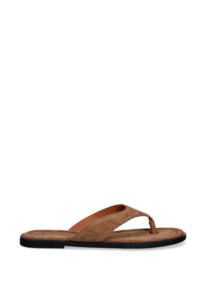 VAGABOND Zaida suede flip-flops - Brown