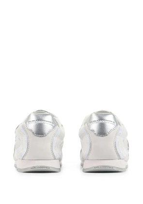 Karl Lagerfeld Venus embroidered low-top sneakers - White