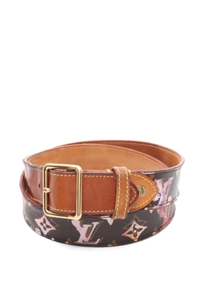 Louis Vuitton Pre-Owned 2008 Monogram Watercolor belt - Brown
