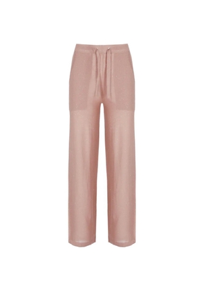 Kangra sequin-embellished drawstring-fastening trousers - Neutrals