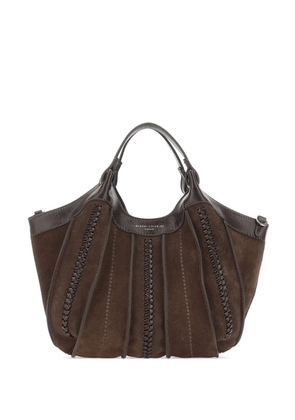 GIANNI CHIARINI Dua woven-leather tote bag - Brown