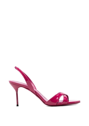 Paris Texas patent slingback sandals - Pink