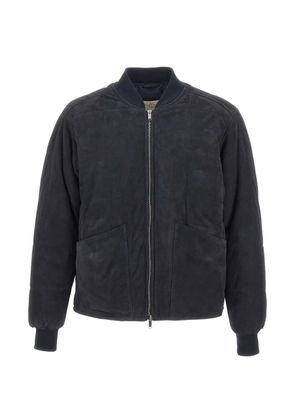 VOLFAGLI Pitti Camoscio leather jacket - Blue