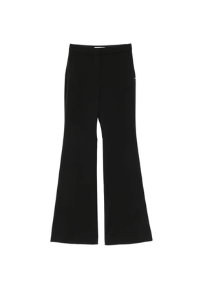 Sportmax Hangar pressed-crease flared trousers - Black