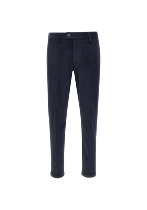 Re-Hash pleated corduroy trousers - Blue
