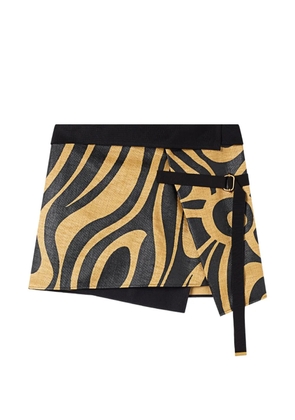 PUCCI jacquard wrap skirt - Neutrals