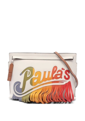 Loewe Pre-Owned x Paula's Ibiza 2010s fringe shoulder bag - Neutrals