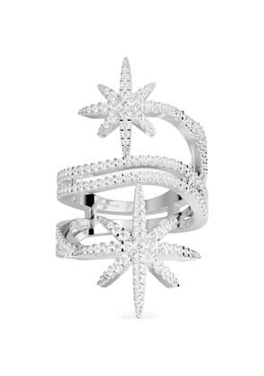 APM Monaco Météorites double-band ring - Silver