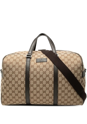 Gucci Pre-Owned 2016-2025 GG Canvas travel bag - Neutrals