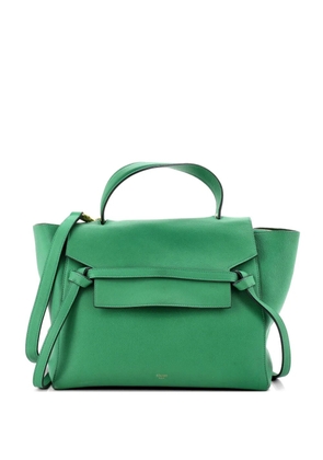 Celine Pre-Owned Belt Bag Textured Leather Mini shoulder bag - Green
