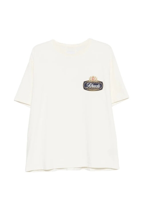 RHUDE graphic-print short-sleeve T-shirt - Neutrals