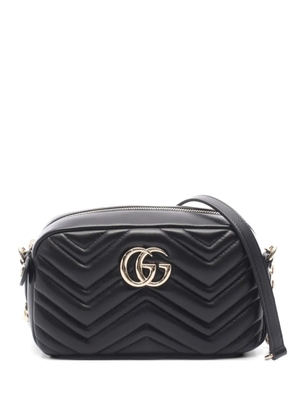 Gucci Pre-Owned 2020s small GG Marmont cross body bag - Black