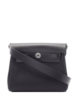 Hermès Pre-Owned mini Herbag Zip adjustable-shoulder-strap shoulder bag - Black