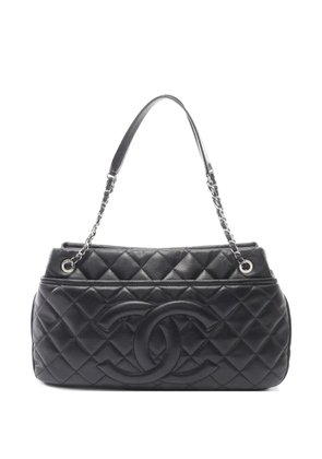 CHANEL Pre-Owned 2013-2014 Matelassé Caviar shoulder bag - Black