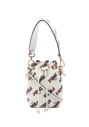 Fendi Pre-Owned x Fila 2000s Montresor leather buke bag - White