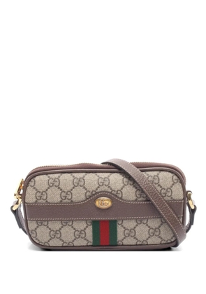 Gucci Pre-Owned 2010s Ophidia GG Supreme cross body bag - Neutrals
