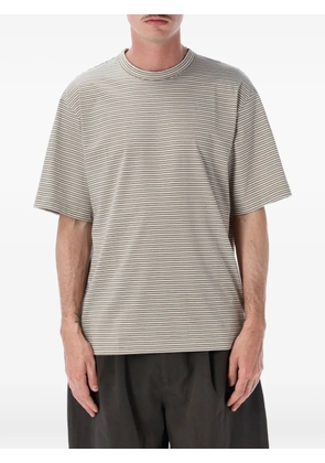 Still by Hand striped short-sleeve T-shirt - Neutrals