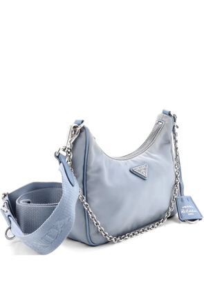 Prada Pre-Owned Re-Edition 2005 Shoulder Bag Tessuto Small crossbody bag - Blue