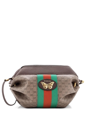 Gucci Pre-Owned Web Butterfly Candy Mini GG Coated Canvas crossbody bag - Brown